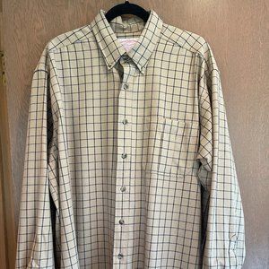 Filson 100% wool men's button down shirt